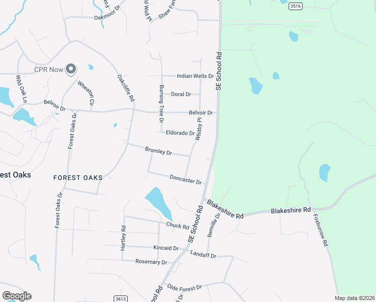 map of restaurants, bars, coffee shops, grocery stores, and more near 4711 Whitby Place in Greensboro