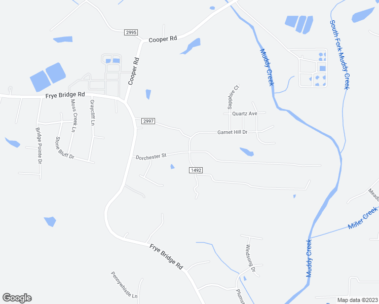 map of restaurants, bars, coffee shops, grocery stores, and more near 571 Dorchester Street in Clemmons