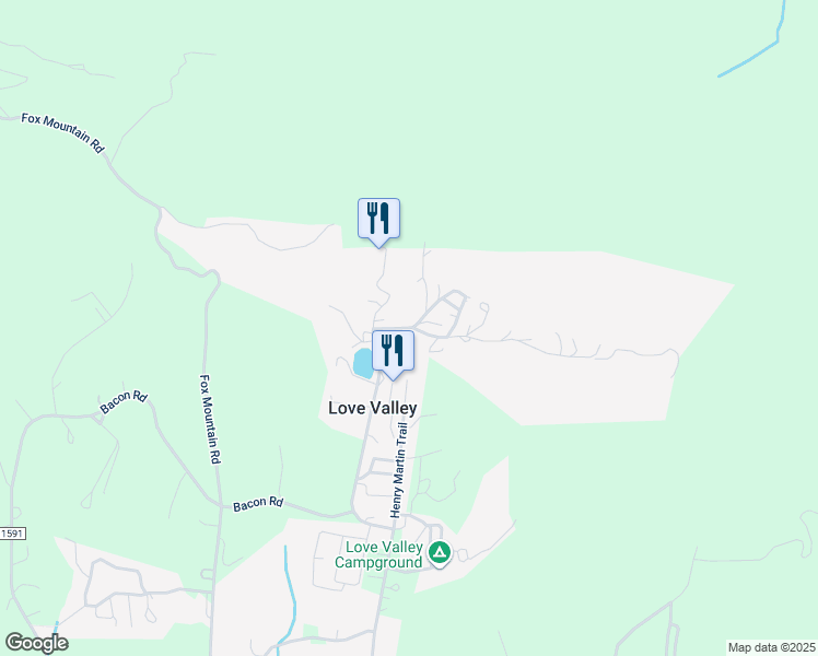 map of restaurants, bars, coffee shops, grocery stores, and more near 151 McCarran Trail in Statesville