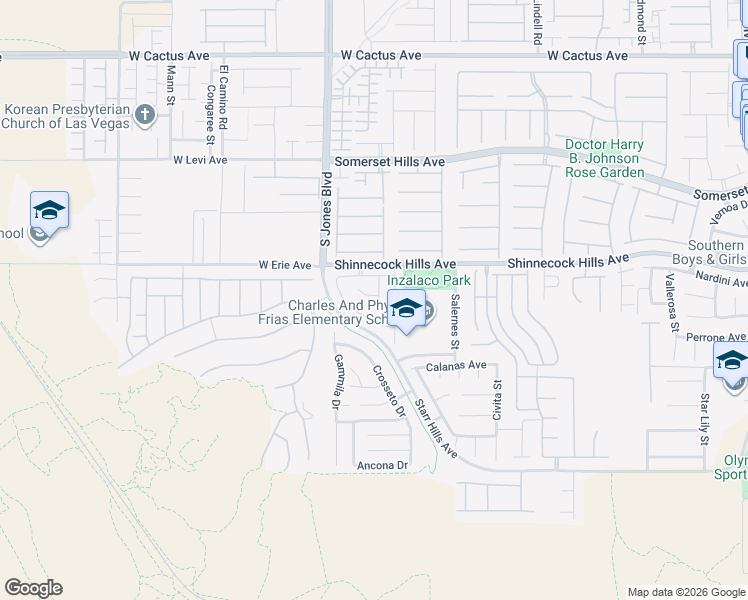 map of restaurants, bars, coffee shops, grocery stores, and more near 11007 Santorini Drive in Las Vegas