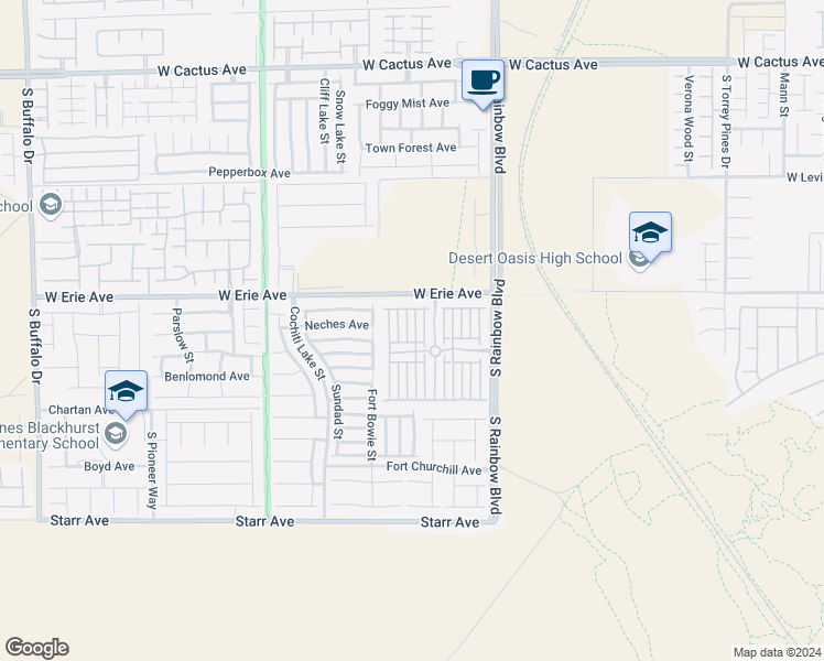 map of restaurants, bars, coffee shops, grocery stores, and more near 10947 Camden Bay Street in Las Vegas