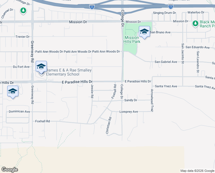 map of restaurants, bars, coffee shops, grocery stores, and more near 440 East Paradise Hills Drive in Henderson