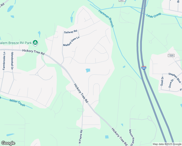 map of restaurants, bars, coffee shops, grocery stores, and more near 335 Willow Ridge Lane in Winston-Salem