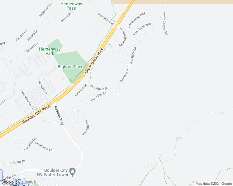 map of restaurants, bars, coffee shops, grocery stores, and more near 220 Hallett Cove Court in Boulder City