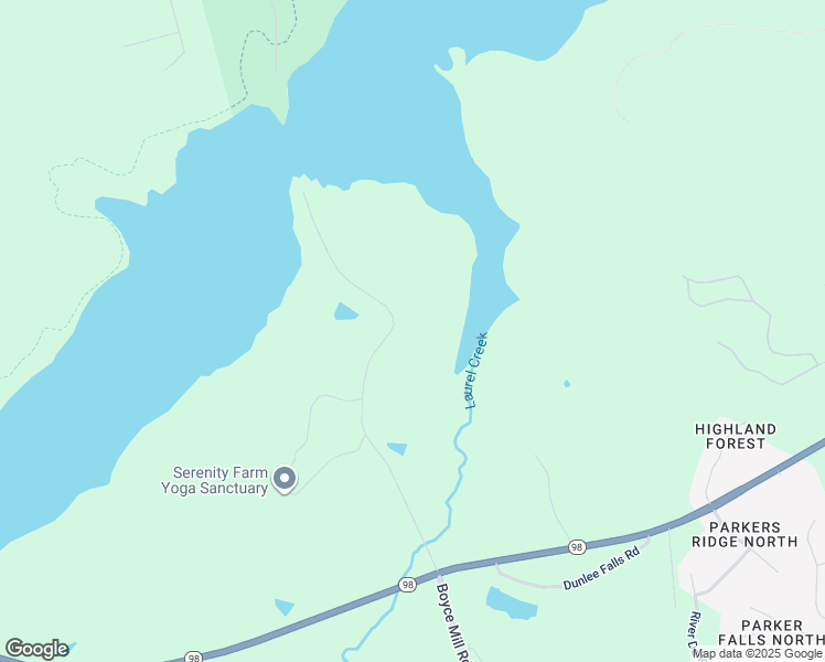 map of restaurants, bars, coffee shops, grocery stores, and more near 13504 Boyce Mill Road in Durham