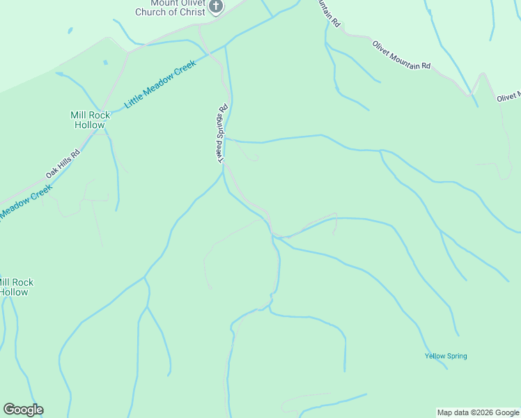 map of restaurants, bars, coffee shops, grocery stores, and more near 499 Tweed Springs Road in Greeneville