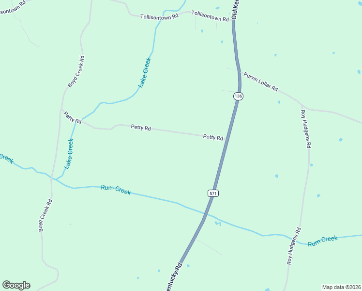 map of restaurants, bars, coffee shops, grocery stores, and more near 316 Petty Road in Sparta