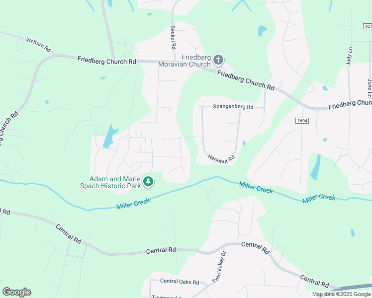 map of restaurants, bars, coffee shops, grocery stores, and more near 191 Reuter Way in Winston-Salem