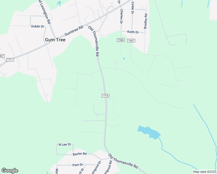 map of restaurants, bars, coffee shops, grocery stores, and more near 4908 Old Thomasville Road in Winston-Salem