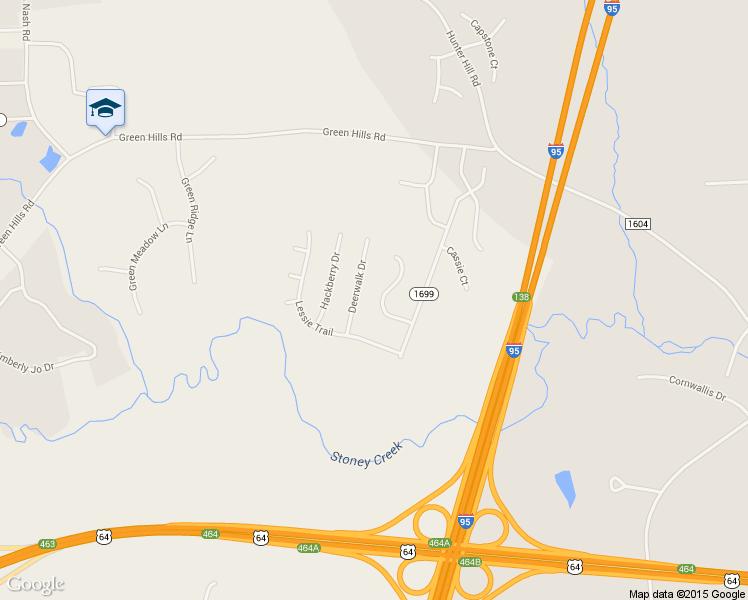 map of restaurants, bars, coffee shops, grocery stores, and more near 1702 Acorn Ridge Road in Rocky Mount