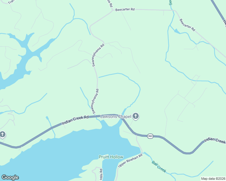 map of restaurants, bars, coffee shops, grocery stores, and more near 1420 Swannsylvania Road in Dandridge