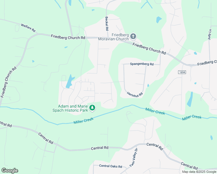 map of restaurants, bars, coffee shops, grocery stores, and more near 191 Reuter Way in Winston-Salem