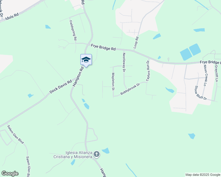 map of restaurants, bars, coffee shops, grocery stores, and more near 5338 Mapleton Street in Clemmons