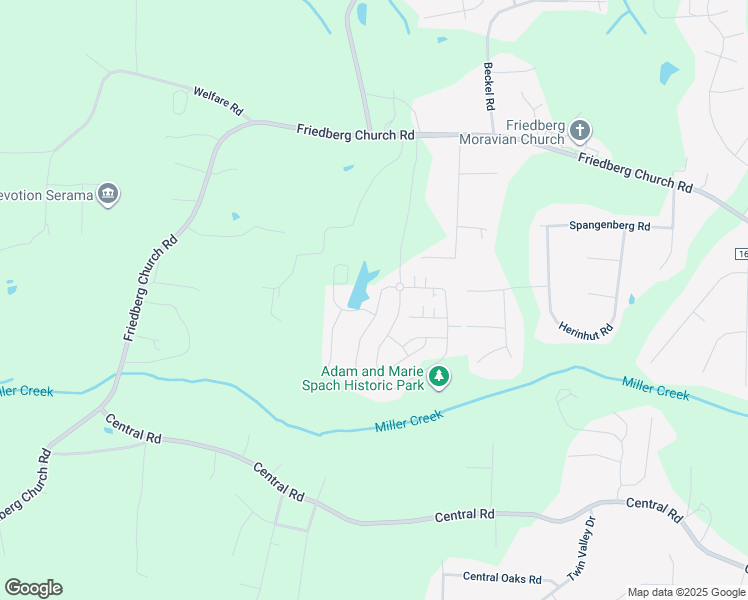 map of restaurants, bars, coffee shops, grocery stores, and more near 200 Queensbury Drive in Winston-Salem