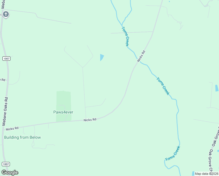 map of restaurants, bars, coffee shops, grocery stores, and more near 5901 Nicks Road in Mebane