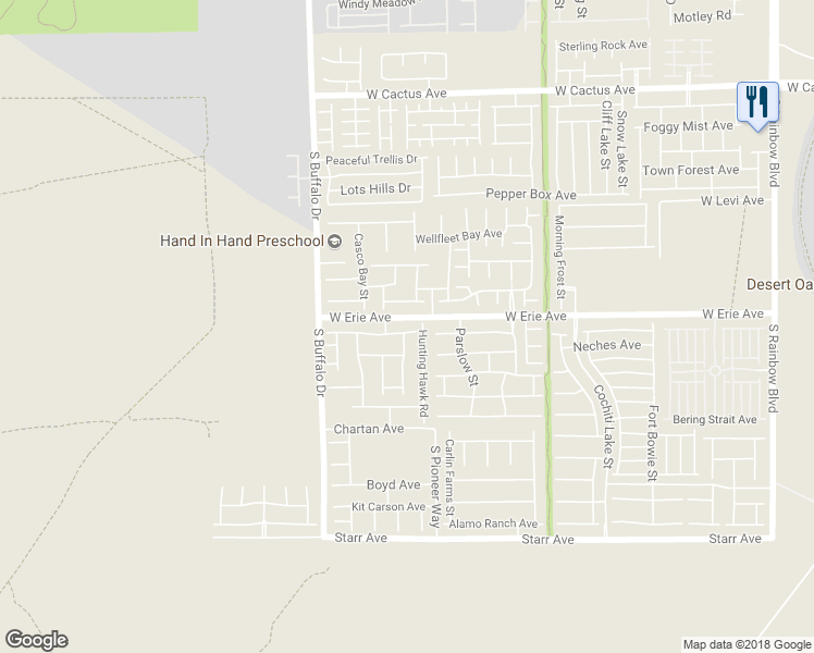 map of restaurants, bars, coffee shops, grocery stores, and more near 7622 Canyon Diablo Road in Las Vegas