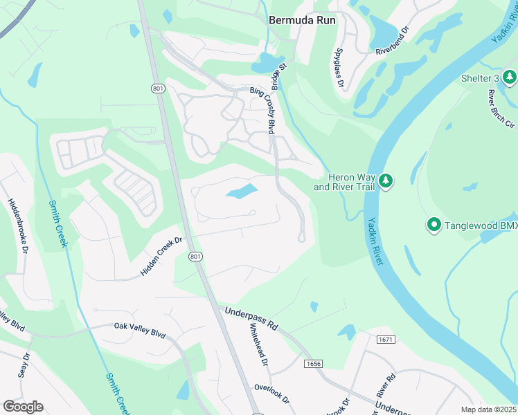 map of restaurants, bars, coffee shops, grocery stores, and more near 336 James Way in Bermuda Run