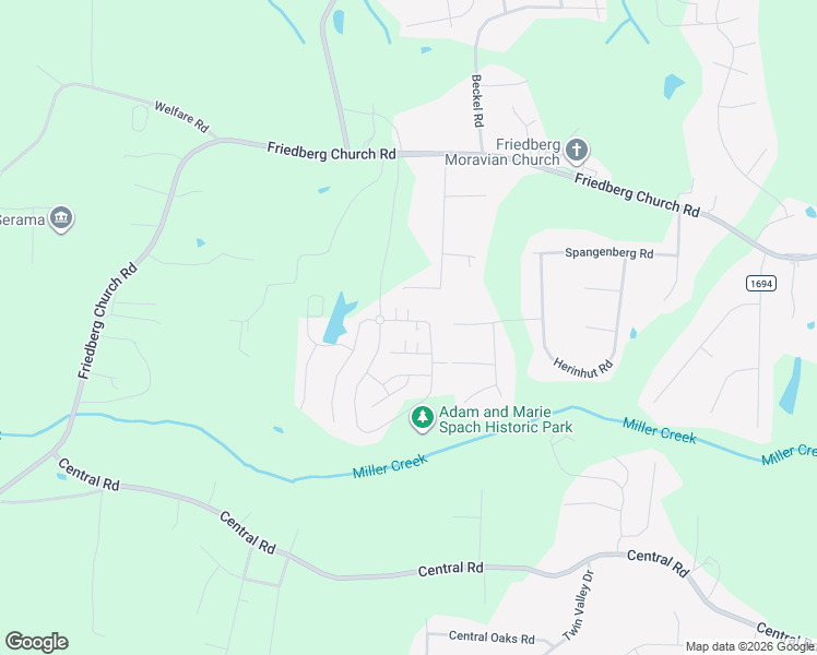 map of restaurants, bars, coffee shops, grocery stores, and more near 602 Castellum Square in Winston-Salem