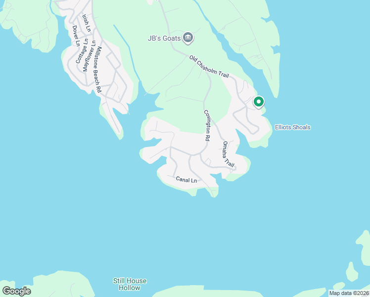 map of restaurants, bars, coffee shops, grocery stores, and more near 1611 Covington Road in Dandridge