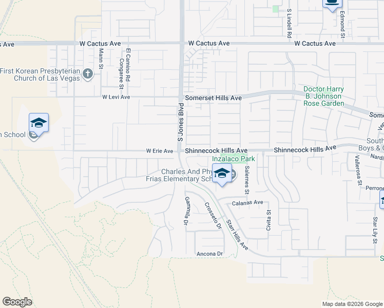 map of restaurants, bars, coffee shops, grocery stores, and more near 6048 Attavilla Drive in Las Vegas