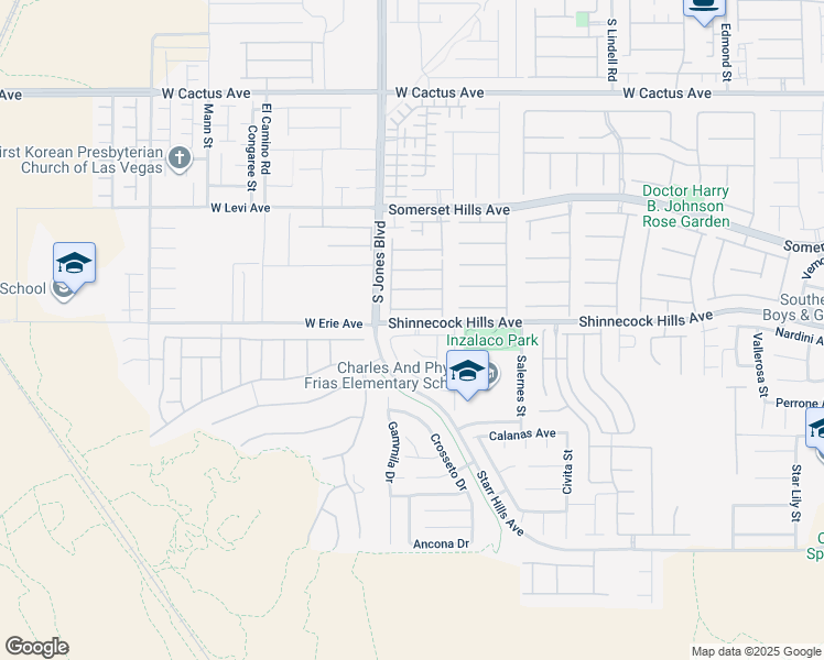 map of restaurants, bars, coffee shops, grocery stores, and more near 6016 Attavilla Drive in Las Vegas