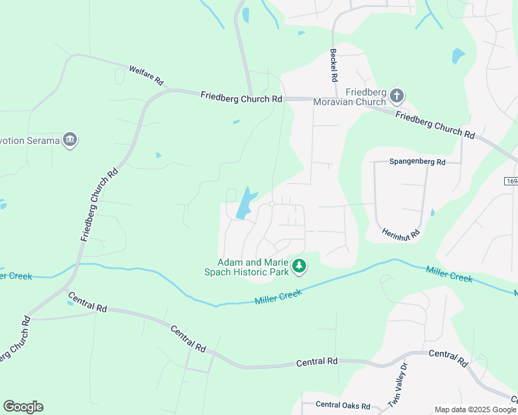 map of restaurants, bars, coffee shops, grocery stores, and more near 50 Queensbury Drive in Winston-Salem