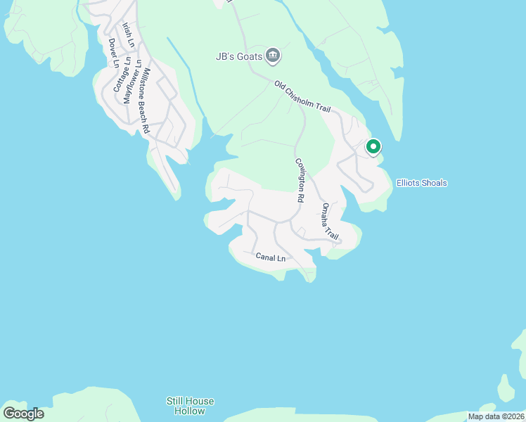 map of restaurants, bars, coffee shops, grocery stores, and more near 1611 Covington Road in Dandridge