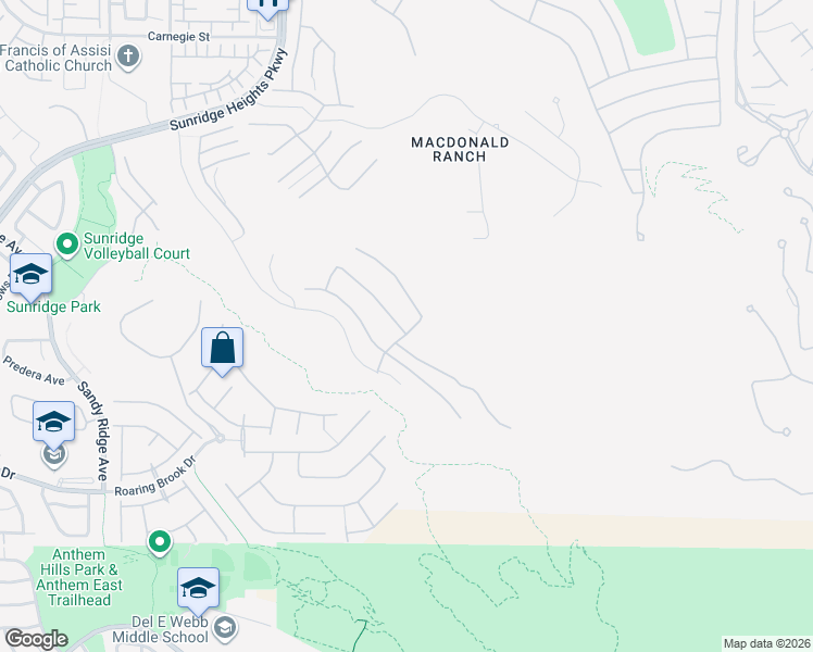 map of restaurants, bars, coffee shops, grocery stores, and more near 2092 Havensight Lane in Henderson