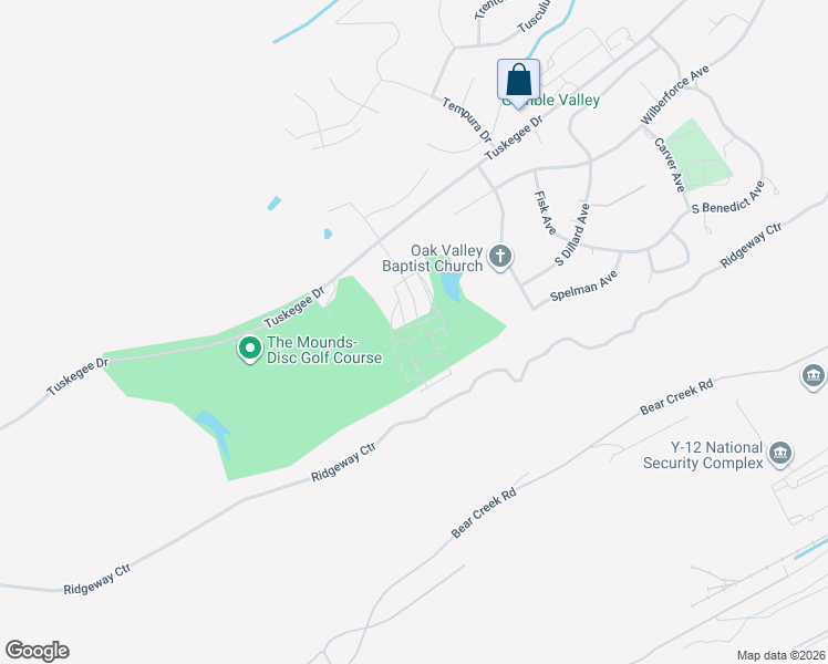 map of restaurants, bars, coffee shops, grocery stores, and more near 100 Wigner Lane in Oak Ridge