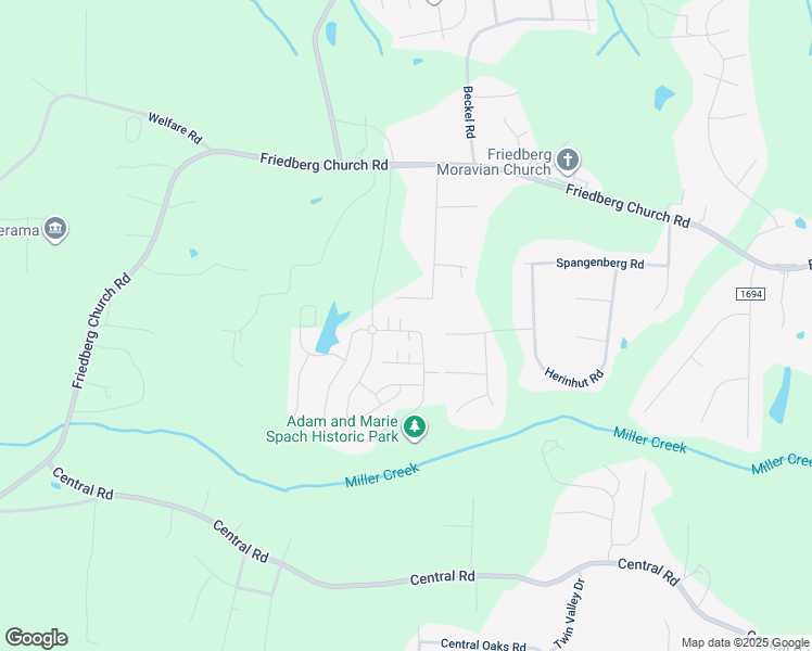 map of restaurants, bars, coffee shops, grocery stores, and more near 401 Castellum Square in Winston-Salem