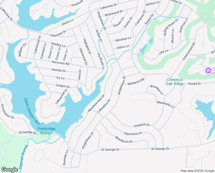 map of restaurants, bars, coffee shops, grocery stores, and more near 174 Meadowview Drive in Crossville