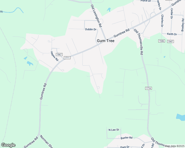 map of restaurants, bars, coffee shops, grocery stores, and more near Bobby Willard Road in Midway