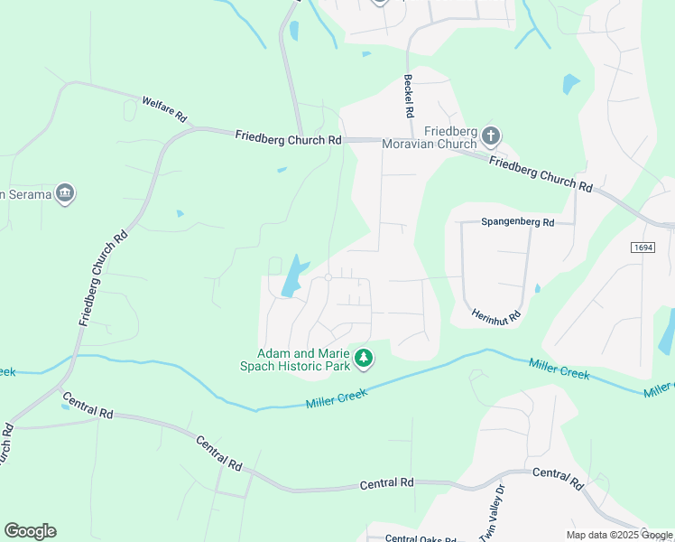 map of restaurants, bars, coffee shops, grocery stores, and more near 101 Castellum Square in Winston-Salem