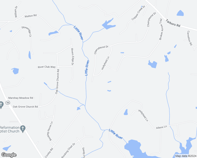 map of restaurants, bars, coffee shops, grocery stores, and more near 115 Hollyfield Lane in Youngsville