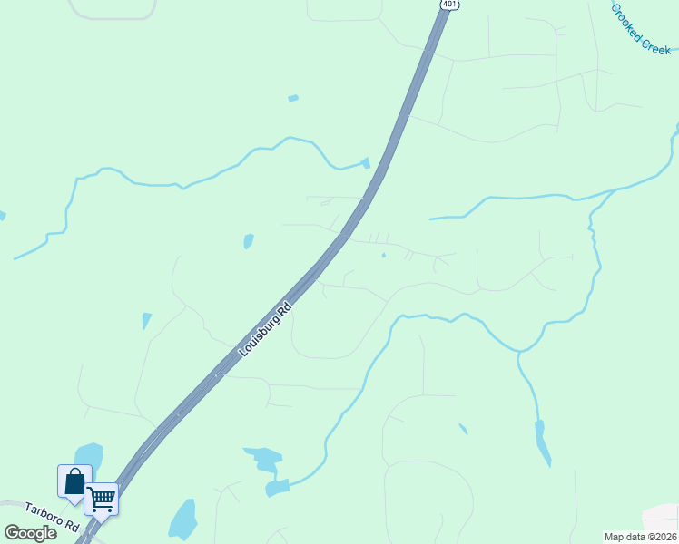 map of restaurants, bars, coffee shops, grocery stores, and more near 10 Green Bark Drive in Youngsville