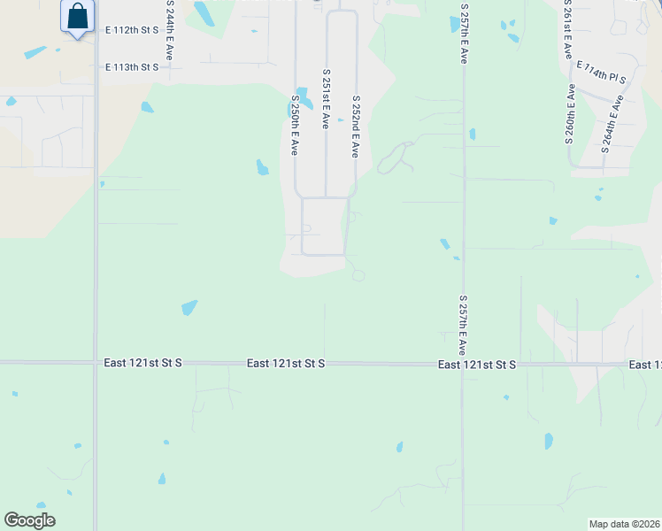 map of restaurants, bars, coffee shops, grocery stores, and more near 25094 East 118th Street South in Broken Arrow