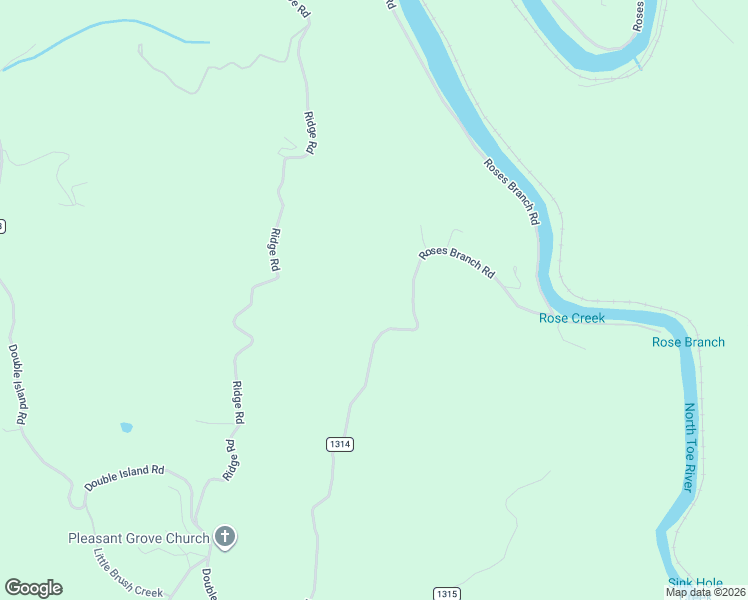 map of restaurants, bars, coffee shops, grocery stores, and more near 921 Roses Branch Road in Green Mountain