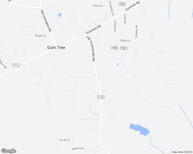 map of restaurants, bars, coffee shops, grocery stores, and more near 4908 Old Thomasville Road in Winston-Salem