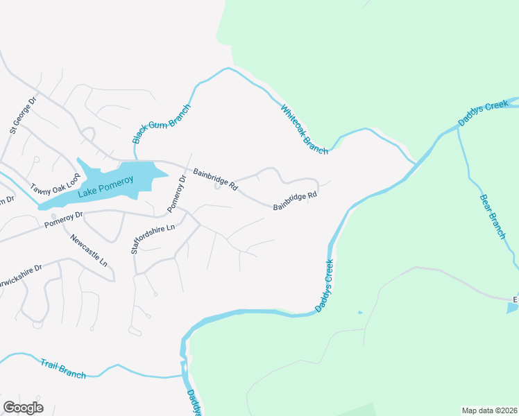 map of restaurants, bars, coffee shops, grocery stores, and more near 336 Bainbridge Road in Crossville