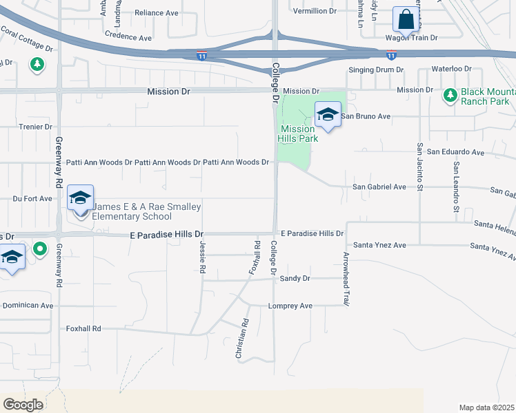 map of restaurants, bars, coffee shops, grocery stores, and more near 661 Du Fort Avenue in Henderson