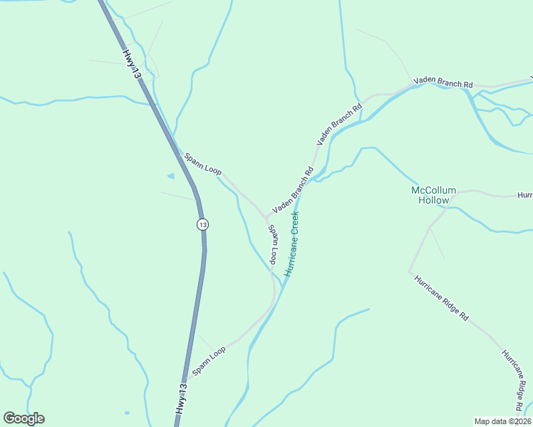 map of restaurants, bars, coffee shops, grocery stores, and more near 1547 Vaden Branch Road in Hurricane Mills