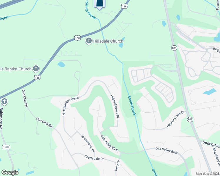 map of restaurants, bars, coffee shops, grocery stores, and more near 110 Mill Cove Drive in Advance