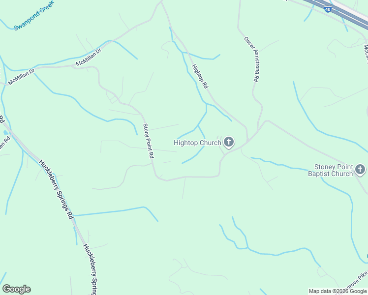 map of restaurants, bars, coffee shops, grocery stores, and more near 7721 Broken Ridge Way in Knoxville