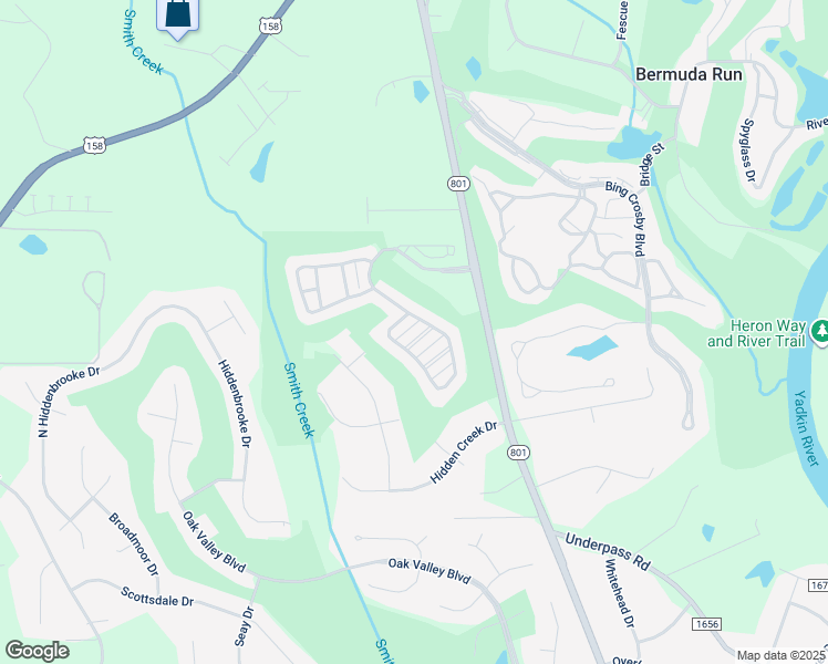 map of restaurants, bars, coffee shops, grocery stores, and more near 116 Knicker Lane in Advance