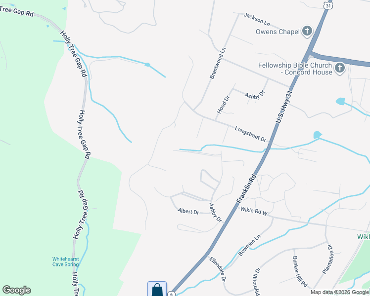 map of restaurants, bars, coffee shops, grocery stores, and more near 5114 Dorchester Circle in Brentwood