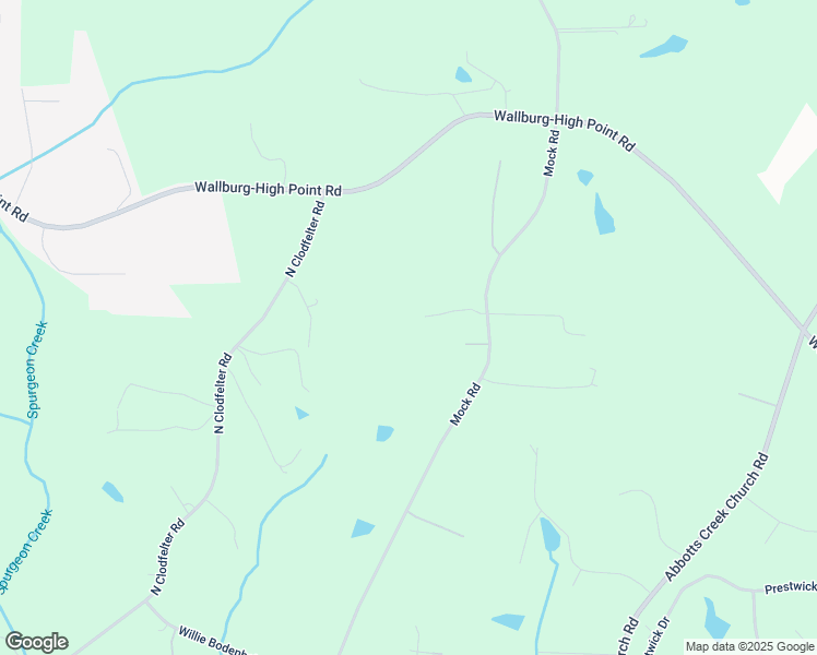map of restaurants, bars, coffee shops, grocery stores, and more near 3195 Mock Road in High Point