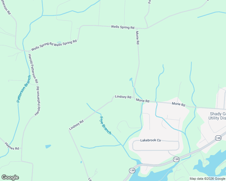 map of restaurants, bars, coffee shops, grocery stores, and more near 2097 Lindsey Road in Dandridge