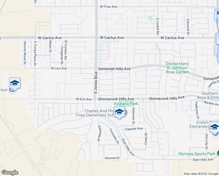 map of restaurants, bars, coffee shops, grocery stores, and more near 5962 Bassio Avenue in Las Vegas