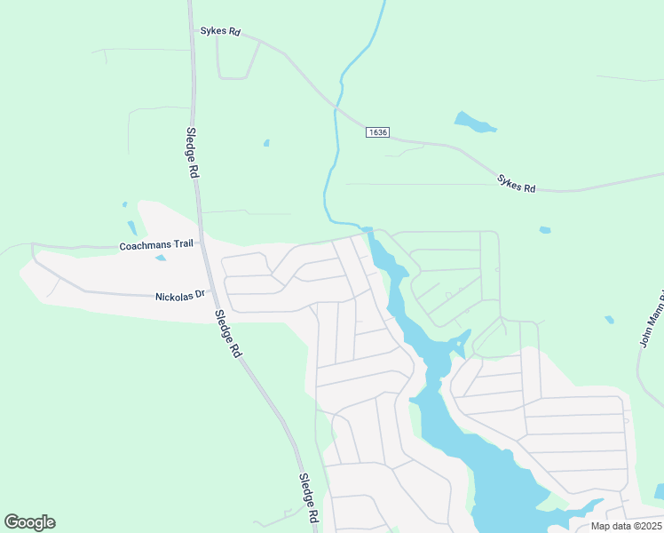 map of restaurants, bars, coffee shops, grocery stores, and more near 103 Mustang Drive in Louisburg