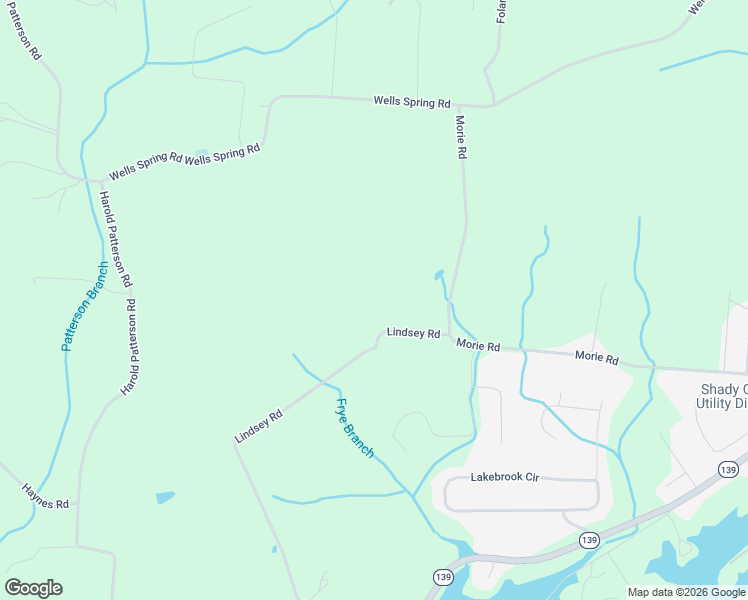 map of restaurants, bars, coffee shops, grocery stores, and more near 2097 Lindsey Road in Dandridge
